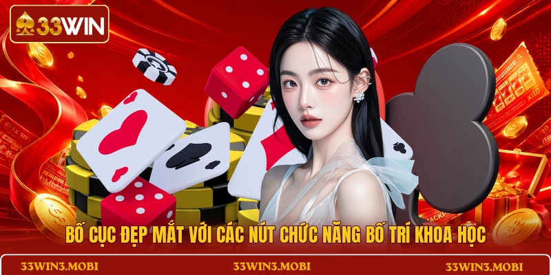 Bố cục đẹp mắt với các nút chức năng bố trí khoa học 
