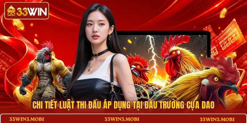Chi tiết luật thi đấu áp dụng tại đấu trường cựa dao