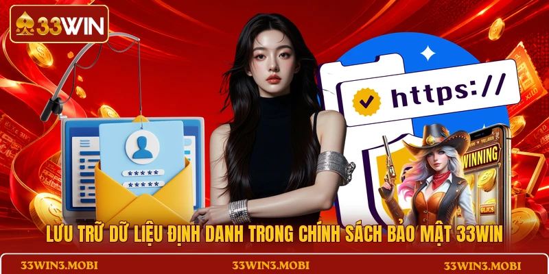 Lưu trữ dữ liệu định danh trong chính sách bảo mật 33WIN