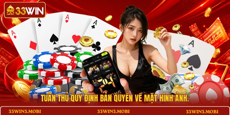 Tuân thủ quy định bản quyền về mặt hình ảnh.